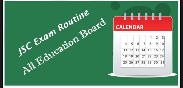 JSC Routine 2021 For Bangladesh Education Board (PDF & Image File)