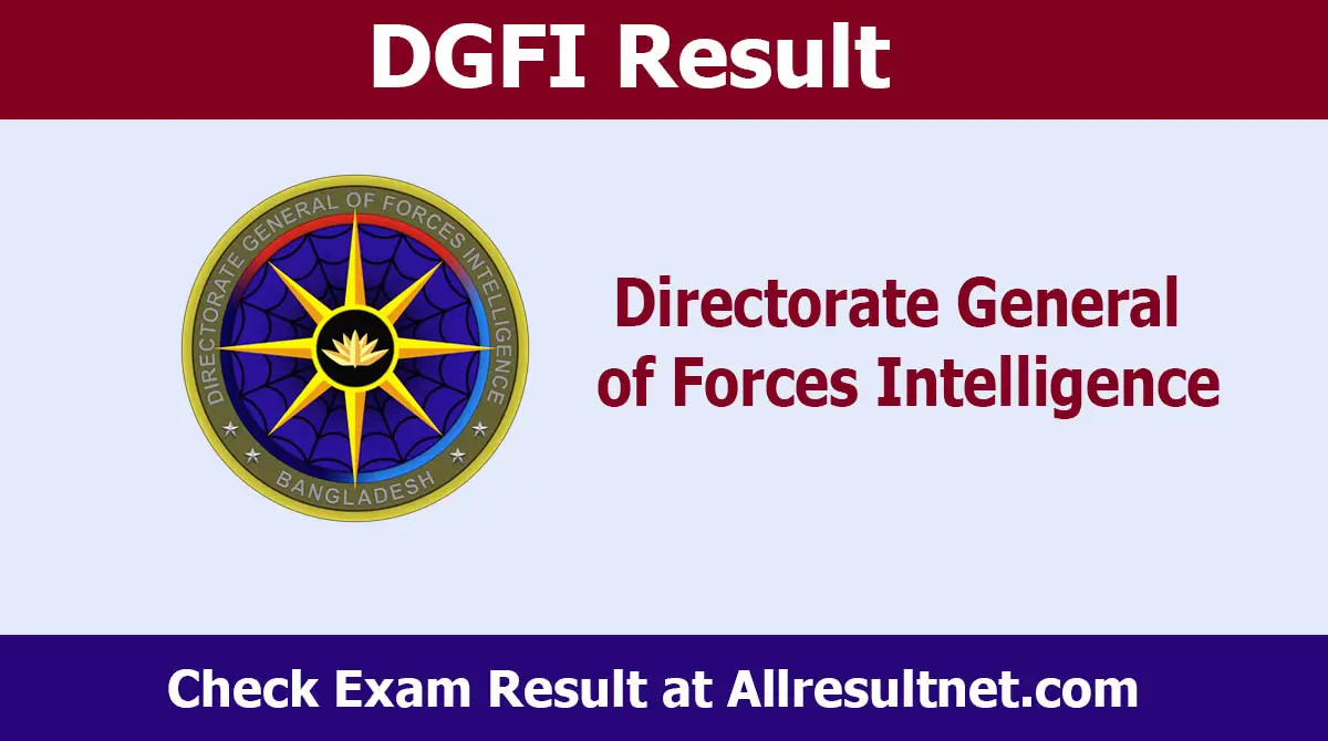 DGFI Security Inspector Result 2025 Published, 1368 Selected
